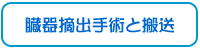 臓器摘出手術と搬送